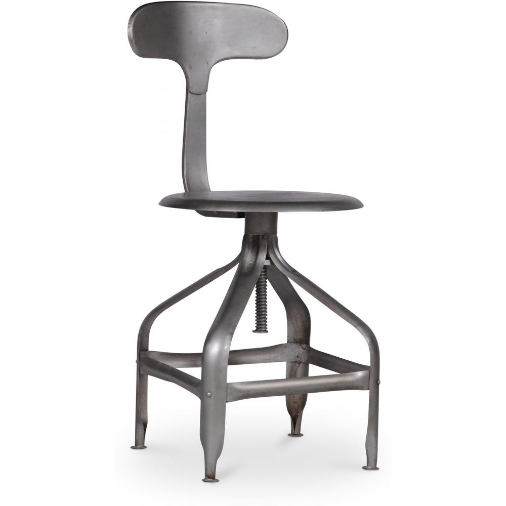 Tolix bar stool with backrest Xavier Pauchard