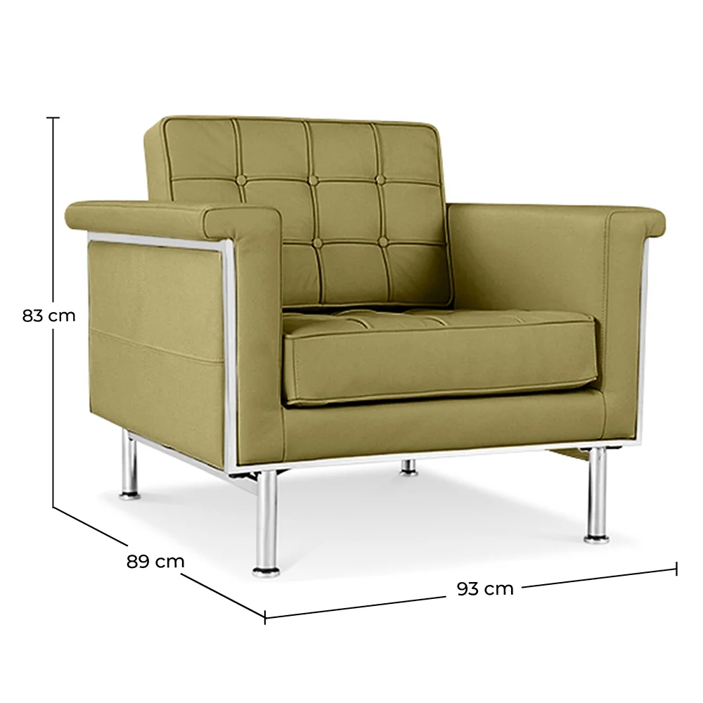 Armchair with Armrests - Upholstered in Faux Leather - Town image 10