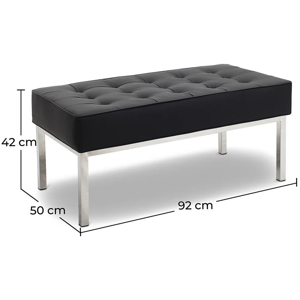 Design bench - 2 seats - Upholstered in polyurethane - Konel image 10