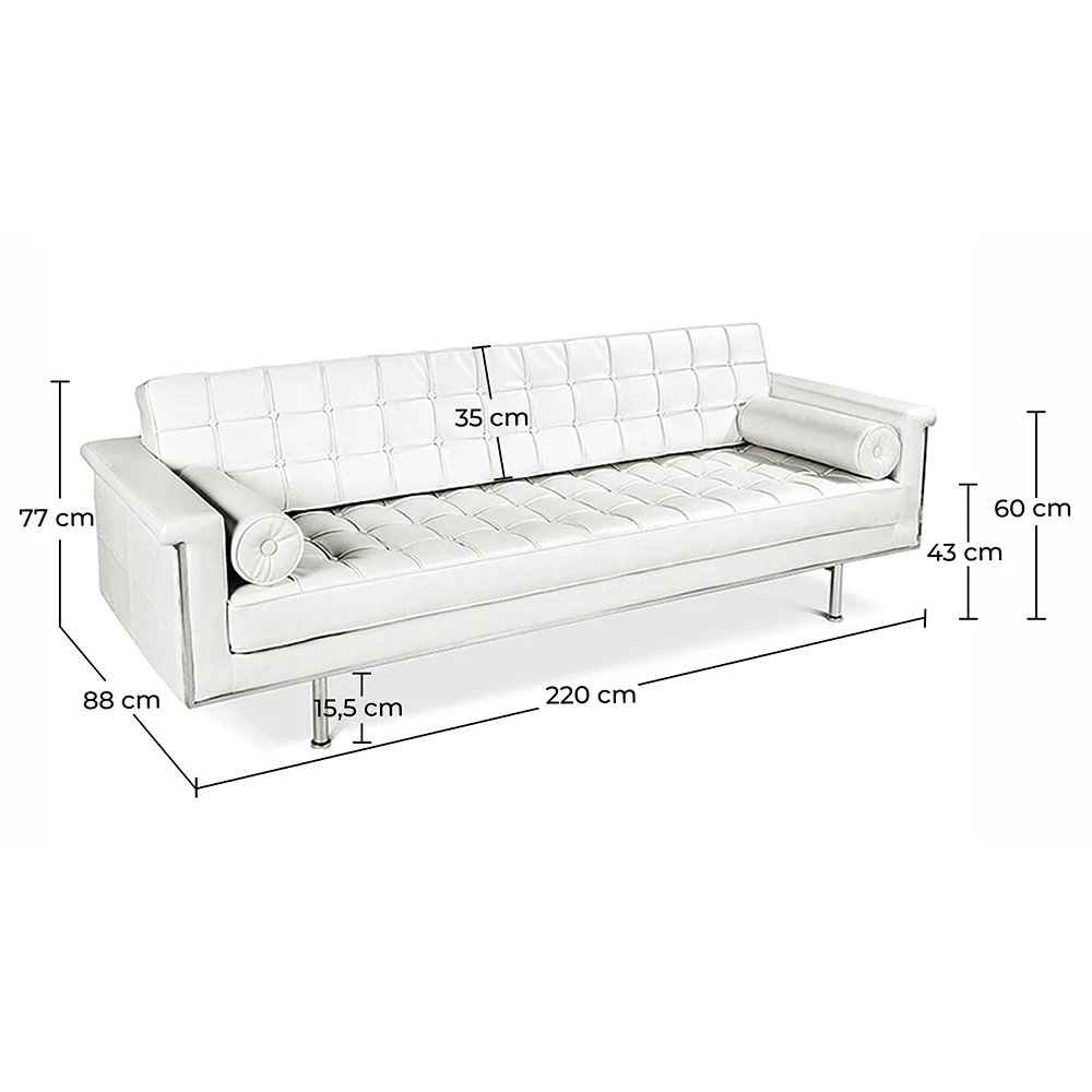 3 Seater Sofa - Polyurethane Upholstered - Objective image 10