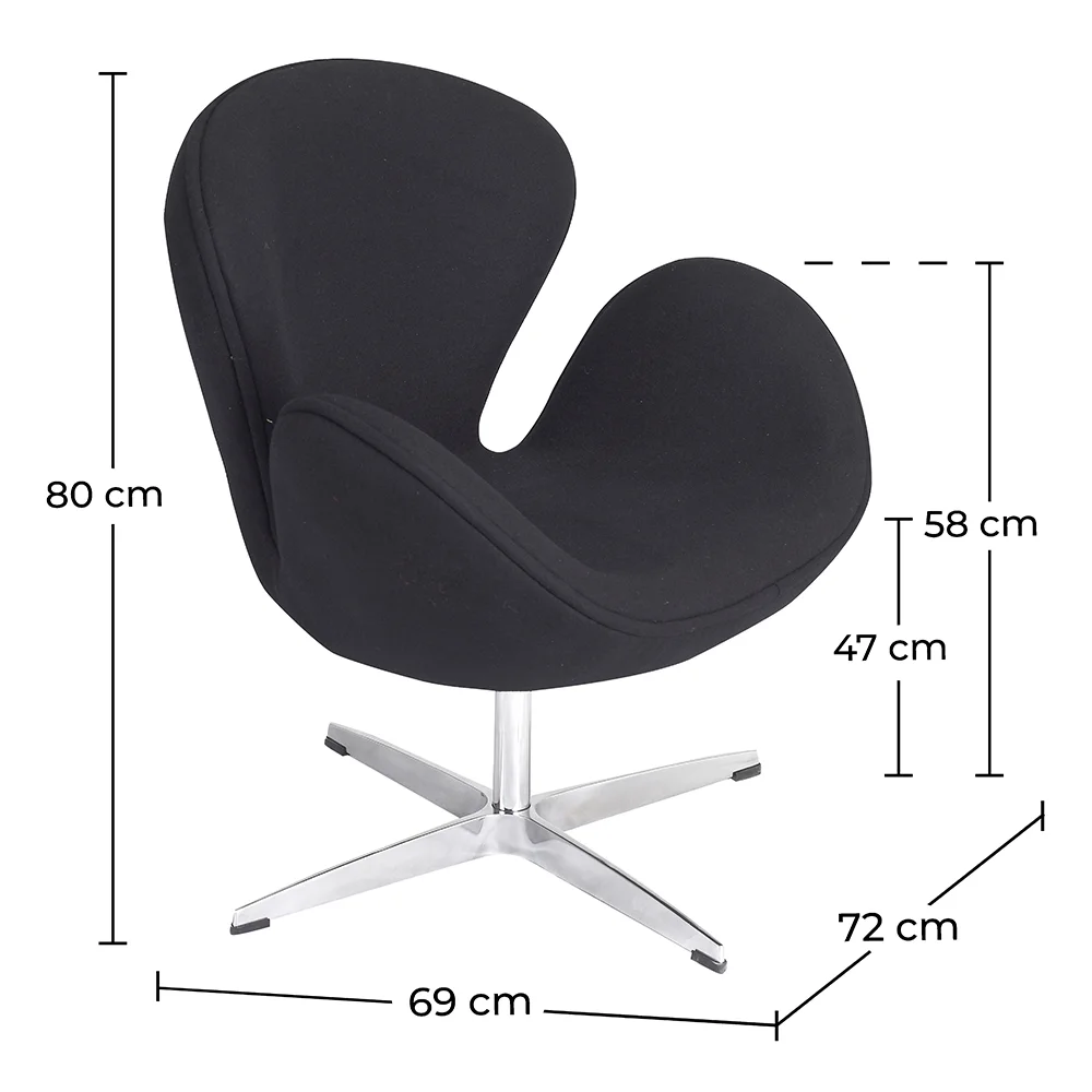 Armchair with armrests - Fabric upholstery - Svin image 10