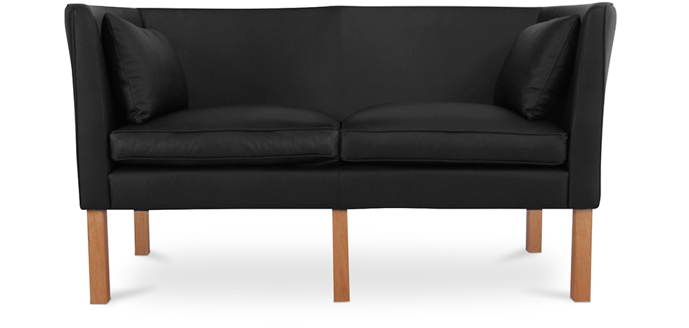 Scandinavian Design Sofa 2214 2 Seats Børge Mogensen Style Scandinavian Design Sofa 2214 2 Seats Børge Mogensen Style Premium Leather