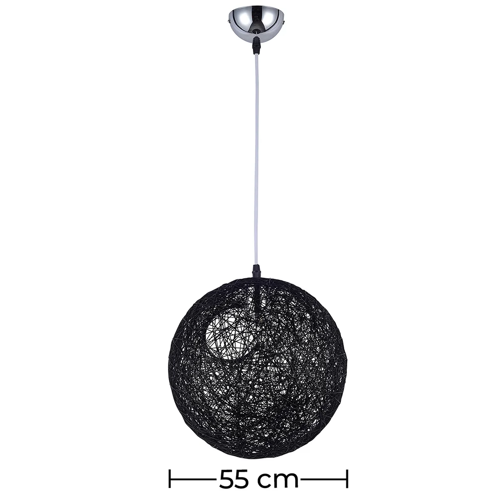 Ceiling Lamp - Ball Design Pendant Lamp - Rope - Wanton image 10