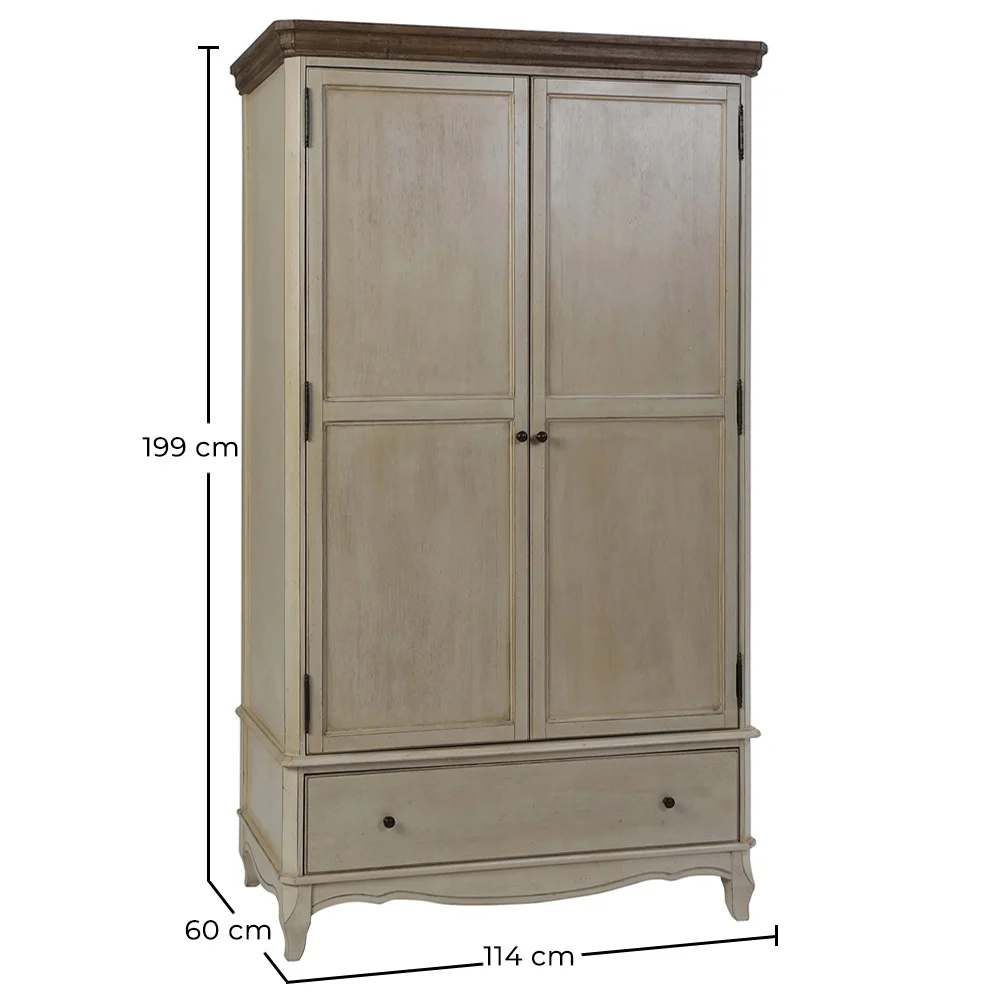 Country Chic Wardrobe - Waxed Wood image 10