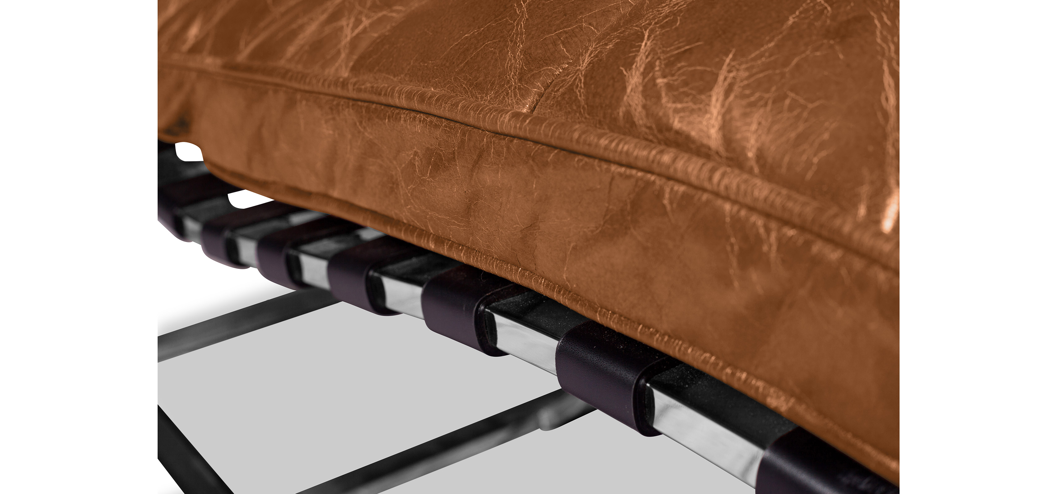 Buy Vintage Lounge Chair Premium Leather Vintage brown 36720 in the