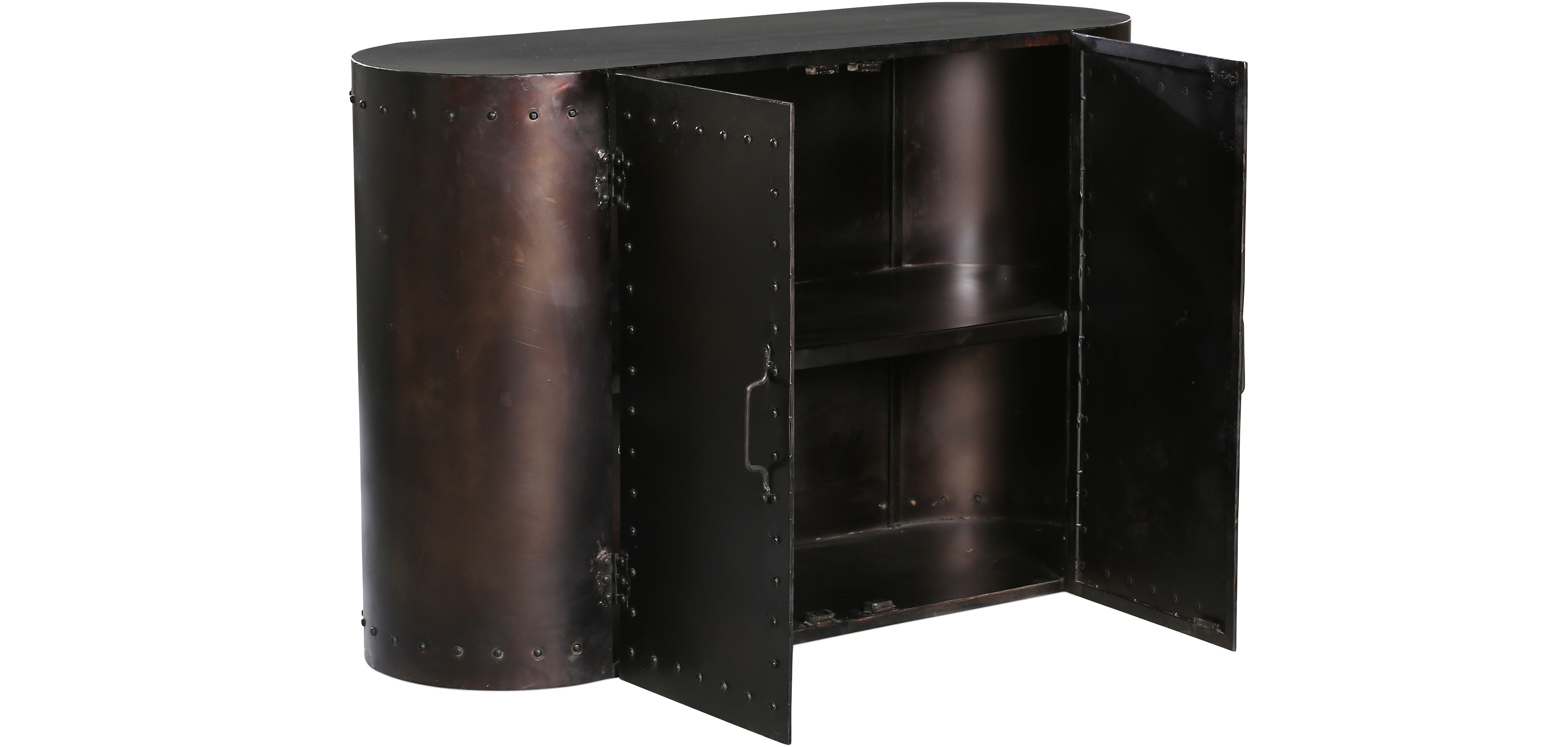 Buy Retro vintage industrial sideboard grange & co metal Steel 54015 in