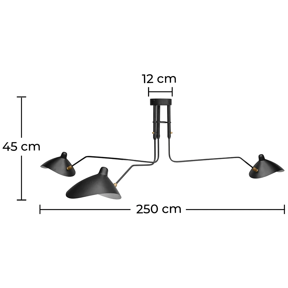  Ceiling Lamp - Flexo Lamp - 3 Arms - George
 image 10