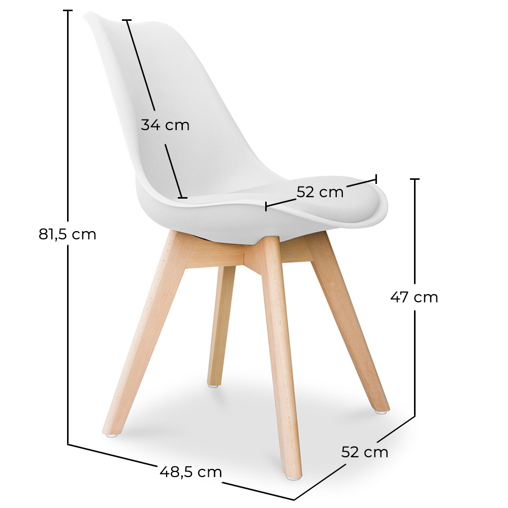 Office Chair - Dining Chair - Scandinavian Style - Denisse image 10