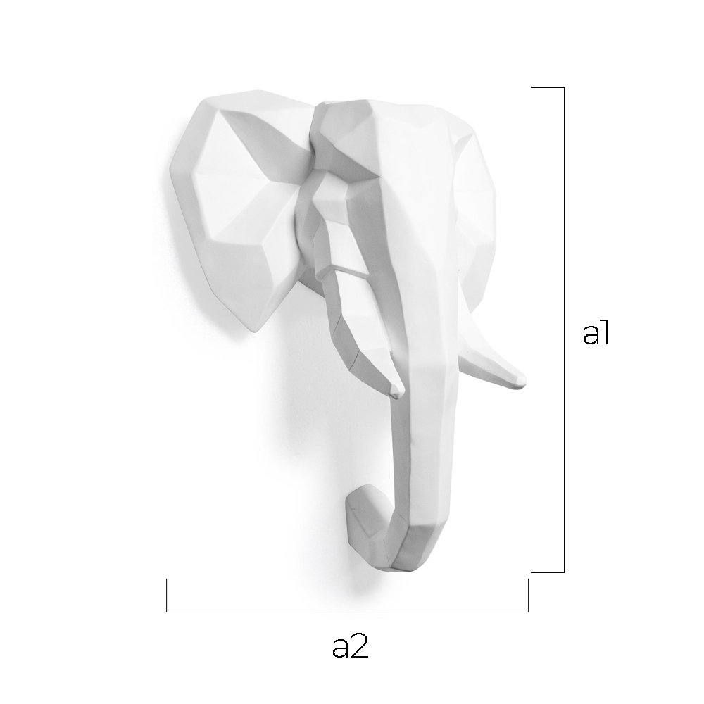 Origami Elephant Head - Resin image 10