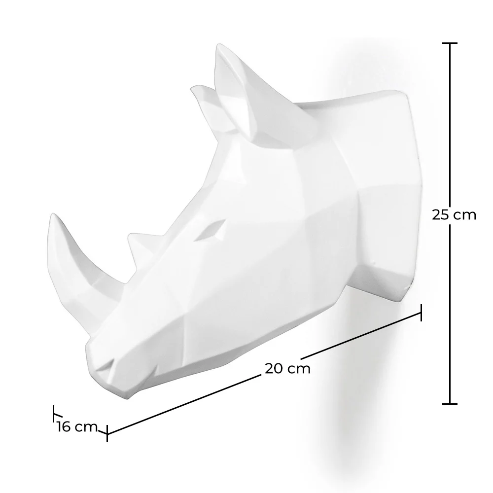 Origami Rhino head - Resin image 10