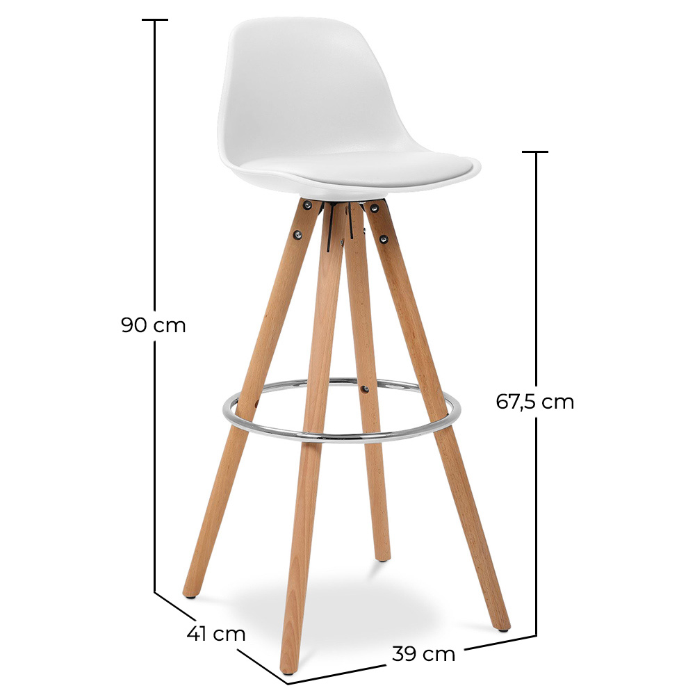 Bar Stool - Scandinavian Design - Muriel image 10