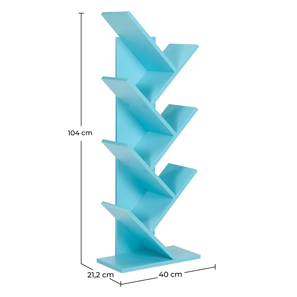 Wooden Bookshelf - Modern Design - Bluey image 10