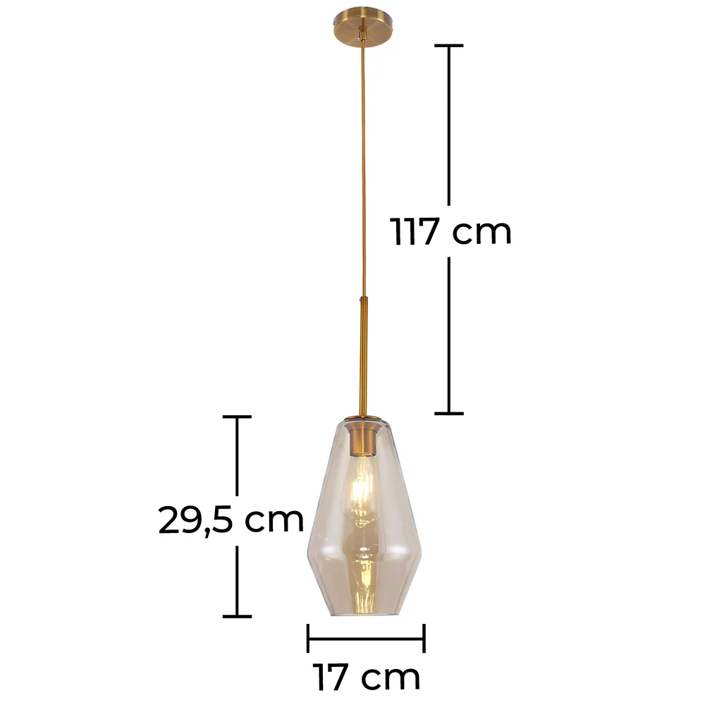 Crystal Ceiling Lamp - Vintage Design Pendant Lamp - Alua image 10