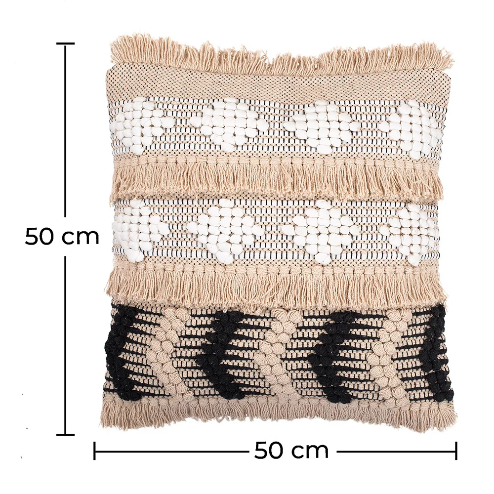 Boho Bali Style Cushion - Cover and Filling Included - Herai image 10