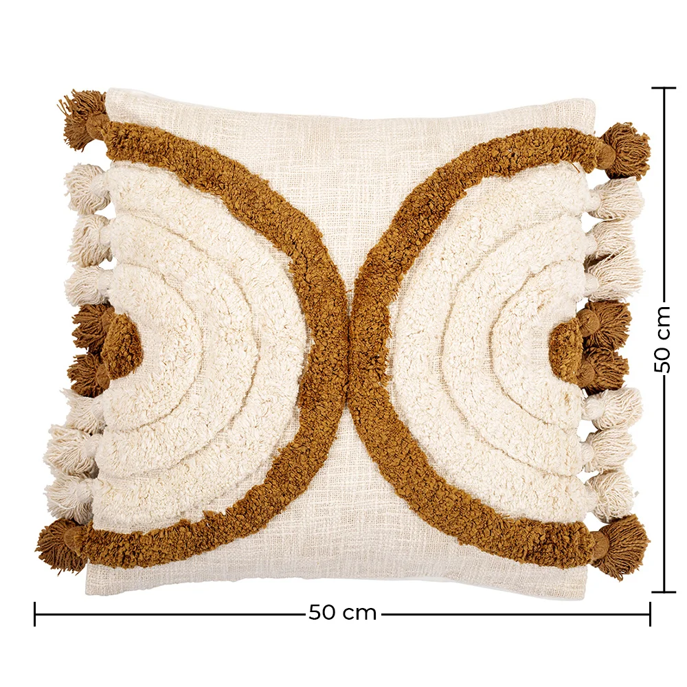 Boho Bali Style Cushion - Cover and Filling Included - Edwyna image 10
