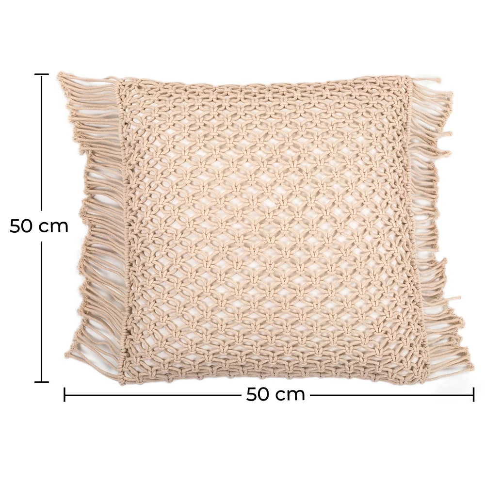 Boho Bali Style Cushion - Cover and Filling Included - Clementine image 10
