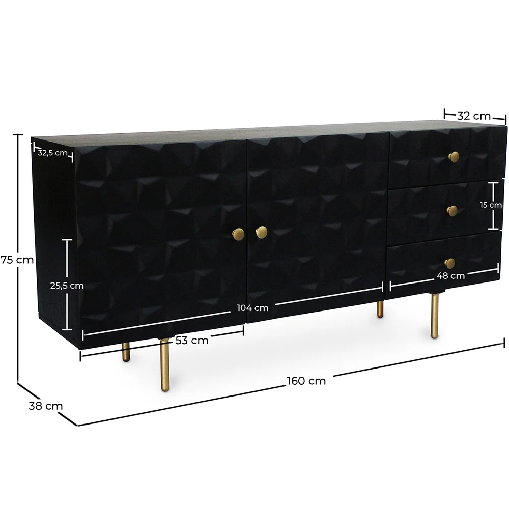 Sideboard in vintage style - Huisu image 10
