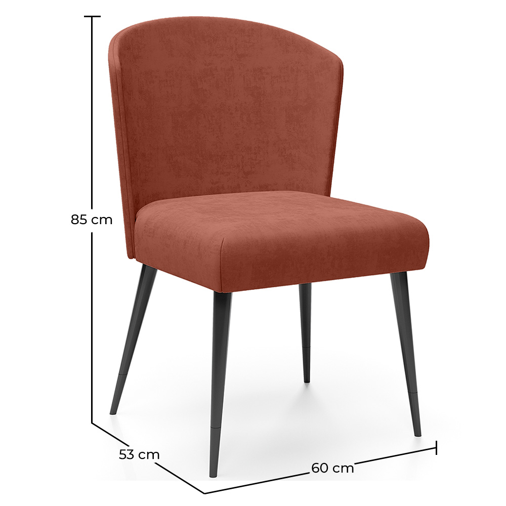 Dining Chair - Upholstered in Velvet - Kirna image 10