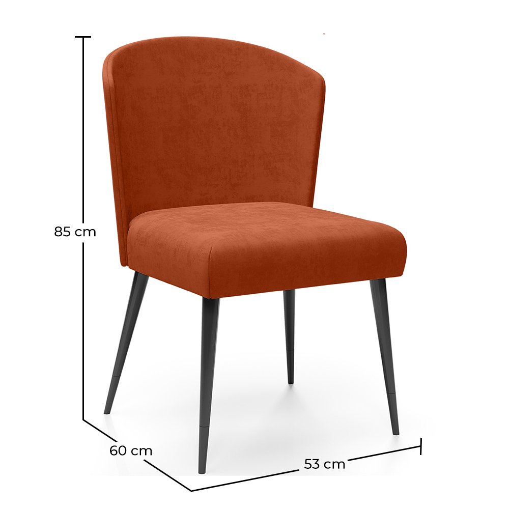 Dining Chair - Upholstered in Velvet - Kirna image 10