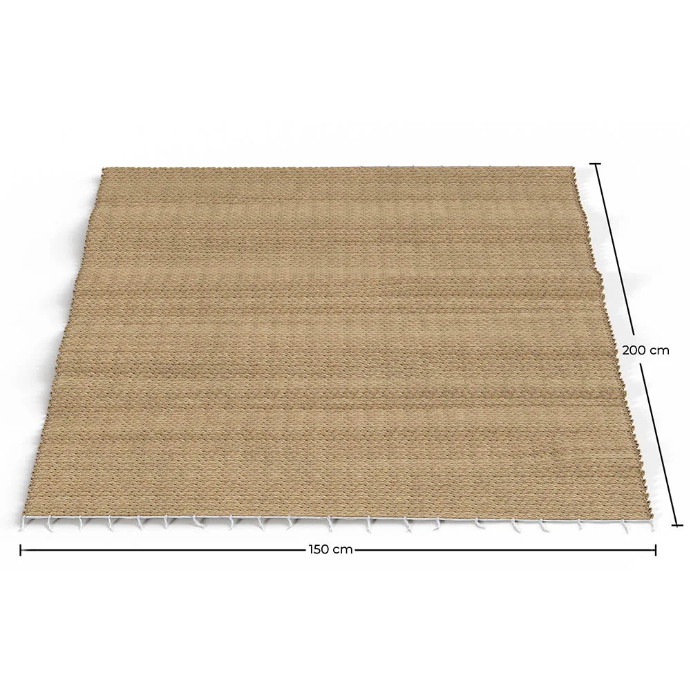 Rectangular Jute Rug - Boho Bali - 150x200 CM - Jaya image 10