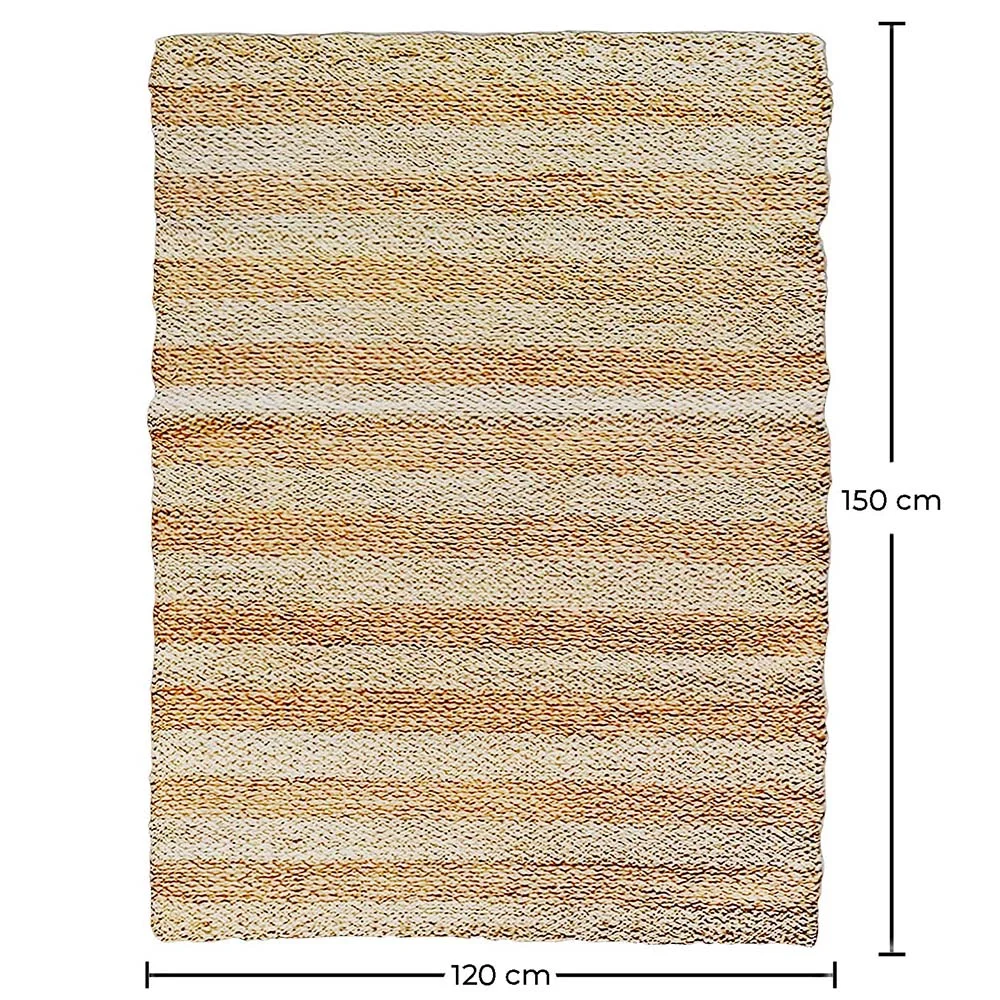 Rectangular Jute Rug - Boho Bali - 120x150 CM - Ghana image 10