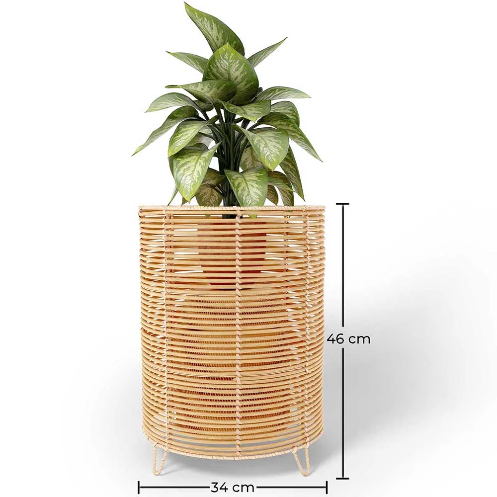 Round Floor Planter - Boho Style - 56 CM - Laers image 10