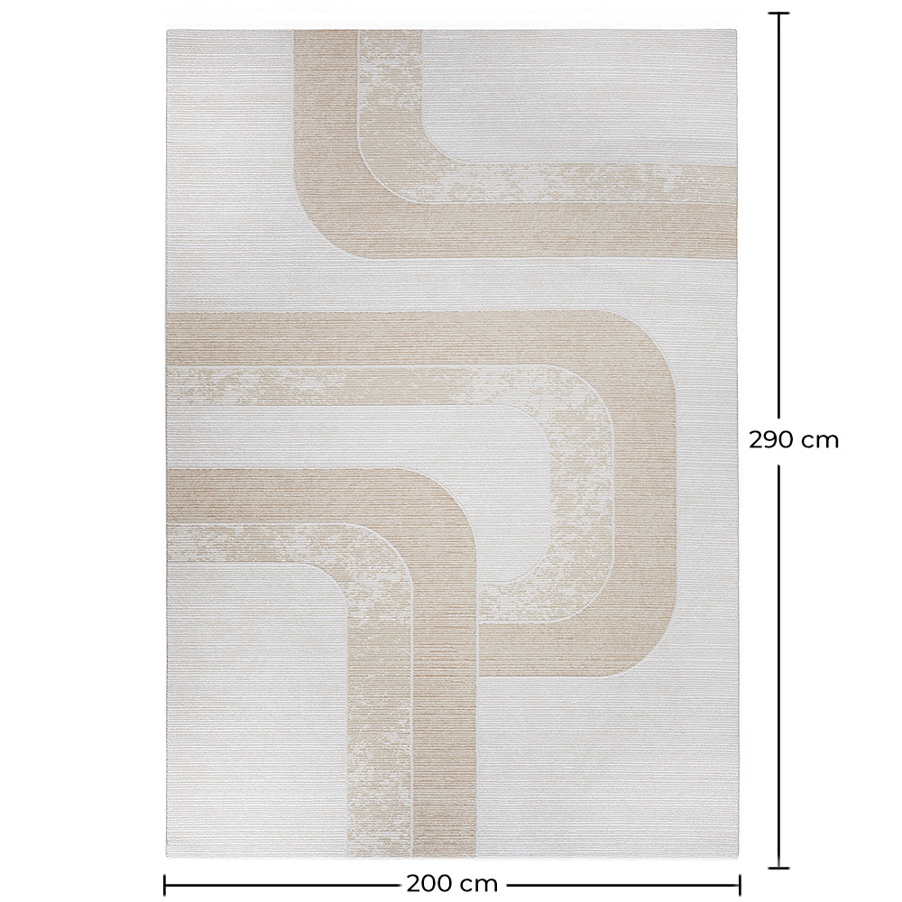 Rug Large Contemporary Modern Design - Beige (290x200 cm) - Chai image 10