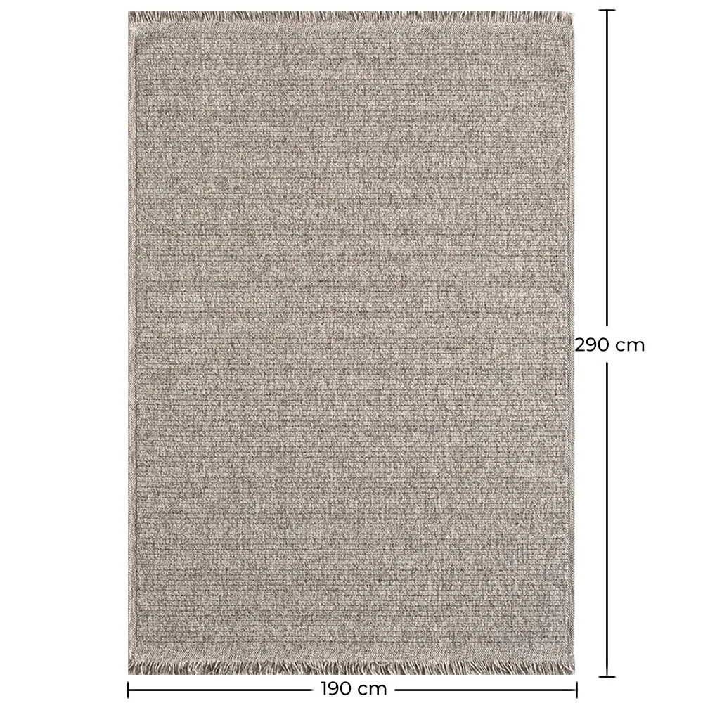 Large Contemporary and Modern Design Rug - Beige (190x290 cm) - Harbor image 10