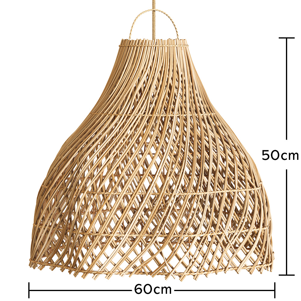 Boho Style Rattan Pendant Lamp - Rodric image 10