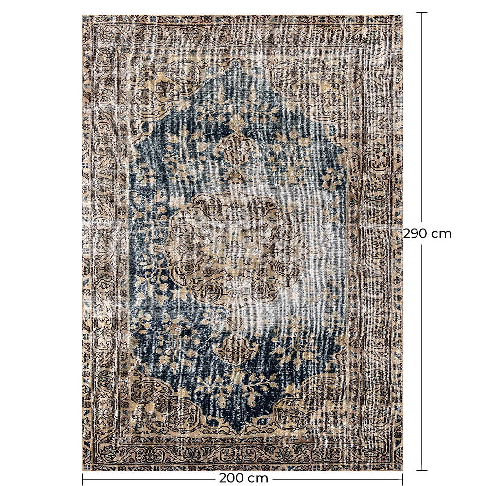 Vintage Oriental Carpet - (290x200 cm) - Inna