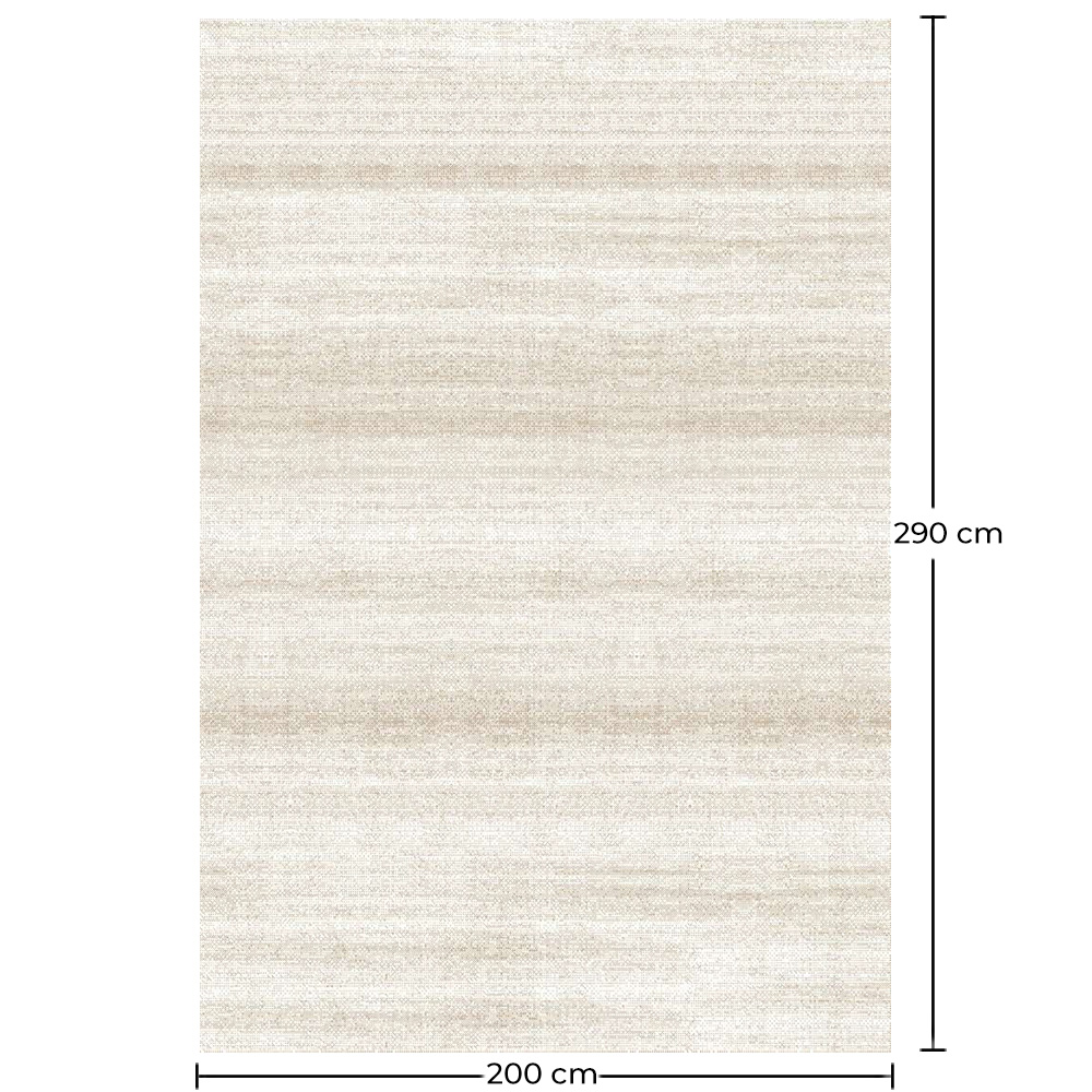 Rug Large Contemporary Modern Design - Beige (290x200 cm) - Giral