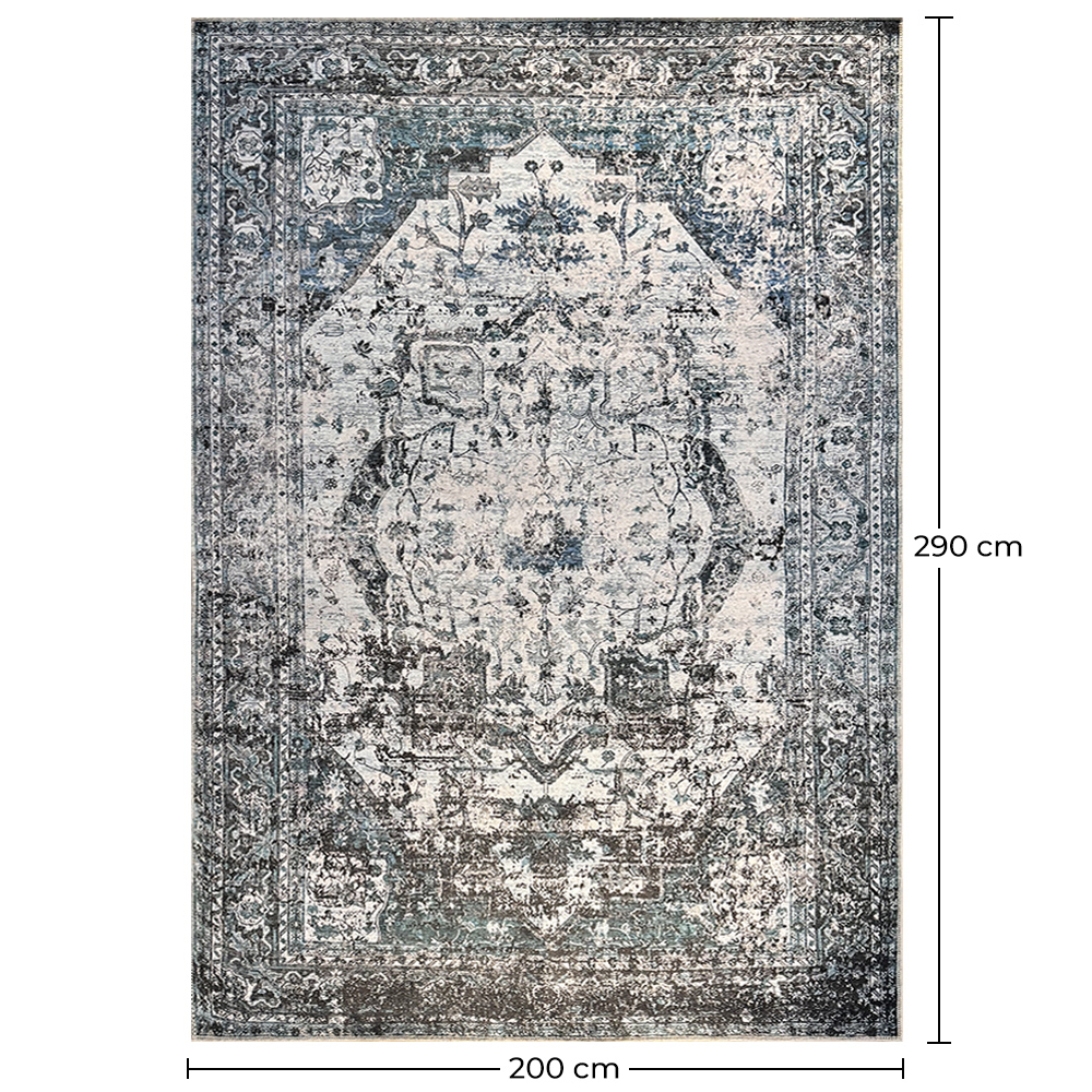 Vintage Oriental Carpet - (290x200 cm) - Harah image 10