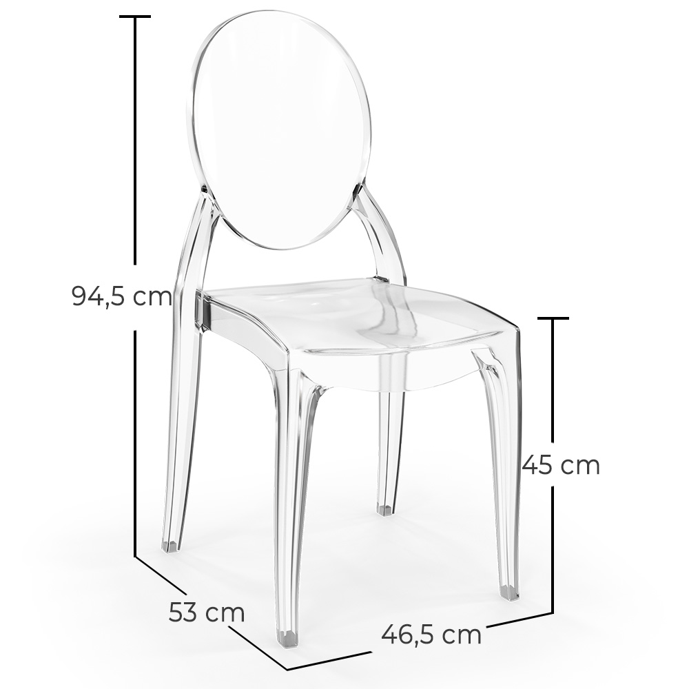 Dining Chair Transparent - Ghost Style image 10