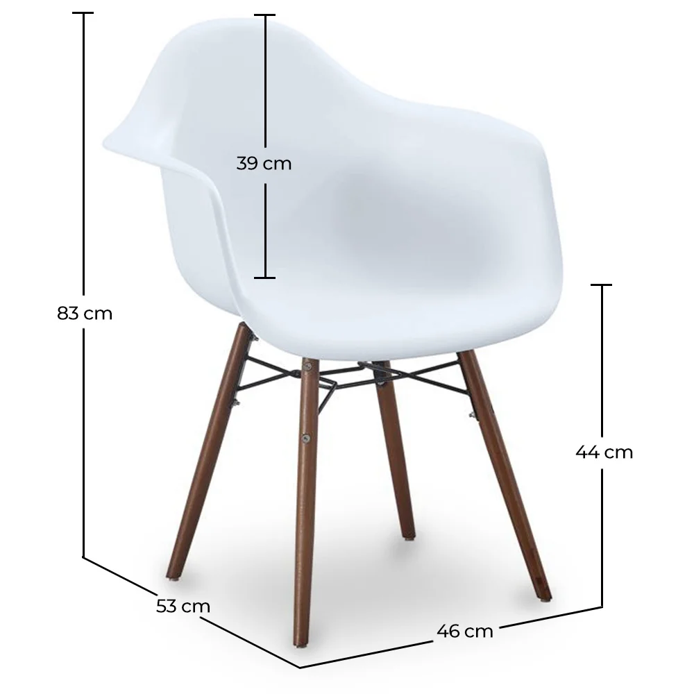 Dining Chairs - Scandinavian Design - Dark Wood Legs - Nordika image 10