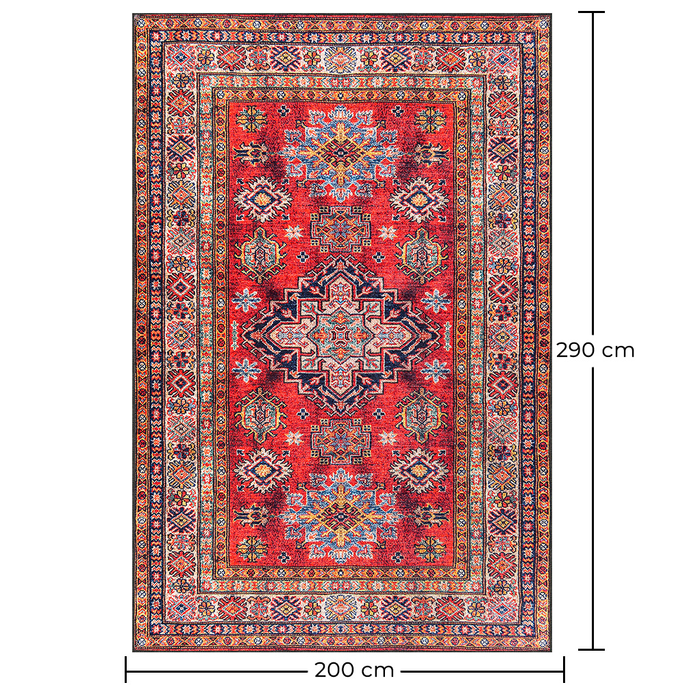 Vintage Oriental Carpet - (290x200 cm) - Tyna image 10