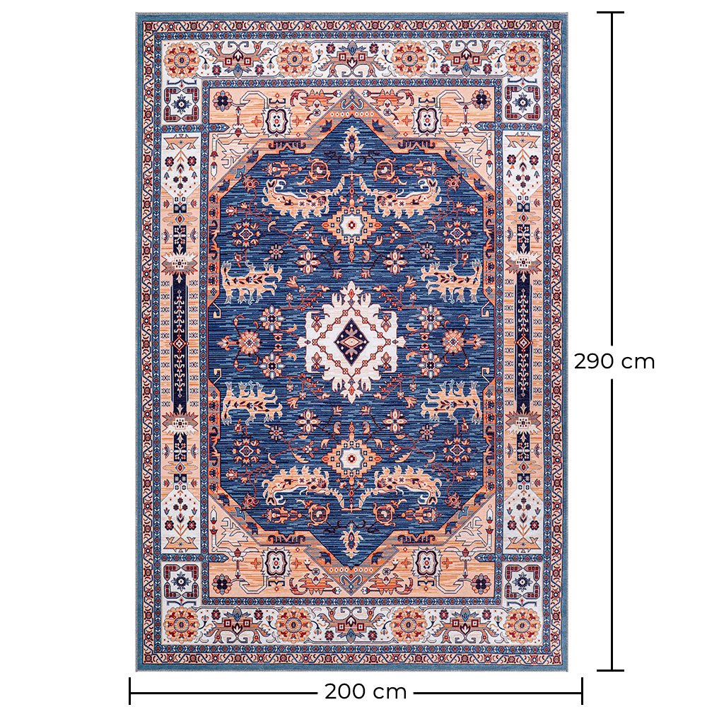Vintage Oriental Carpet - (290x200 cm) - Yatam image 10