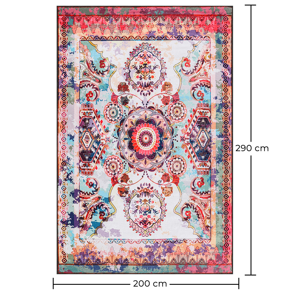 Vintage Oriental Carpet - (290x200 cm) - Sadova image 10