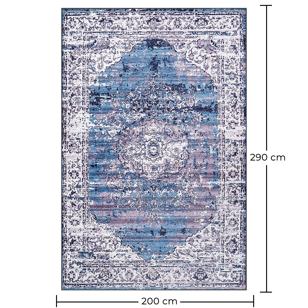 Vintage Oriental Carpet - (290x200 cm) - Ardent image 10