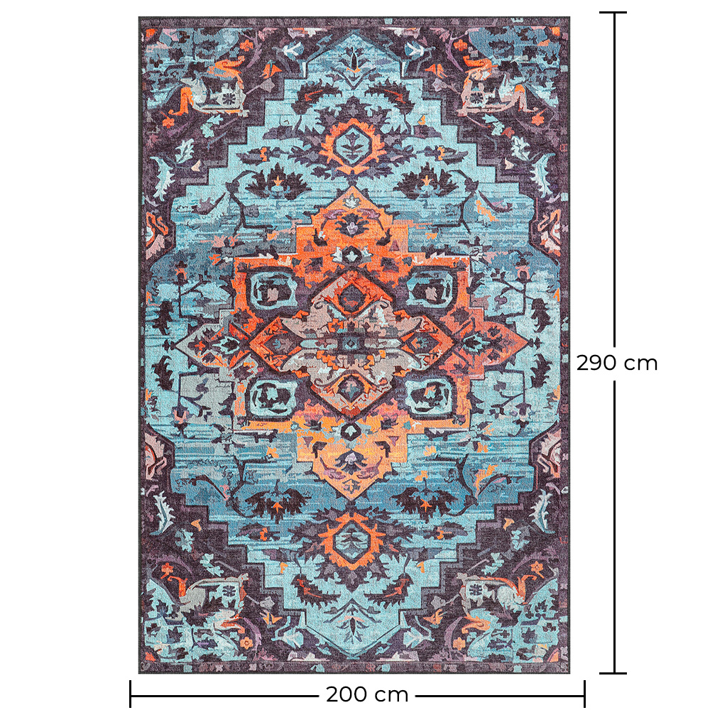 Vintage Oriental Carpet - (290x200 cm) - Galena image 10