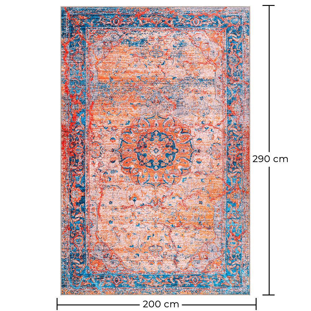 Vintage Oriental Carpet - (290x200 cm) - Zevida image 10