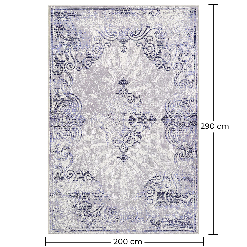 Vintage Oriental Carpet - (290x200 cm) - Rococo image 10