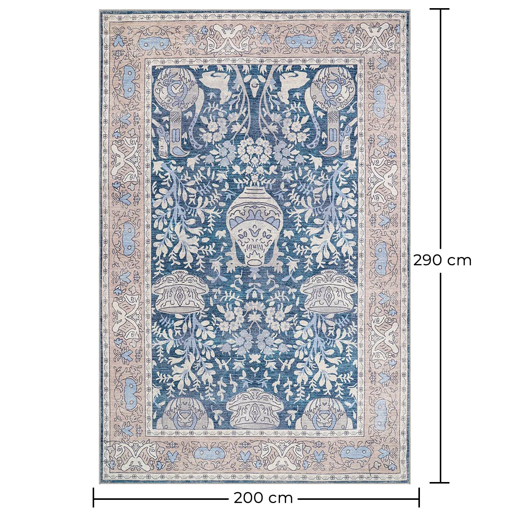 Vintage Oriental Carpet - (290x200 cm) - Aureate image 10