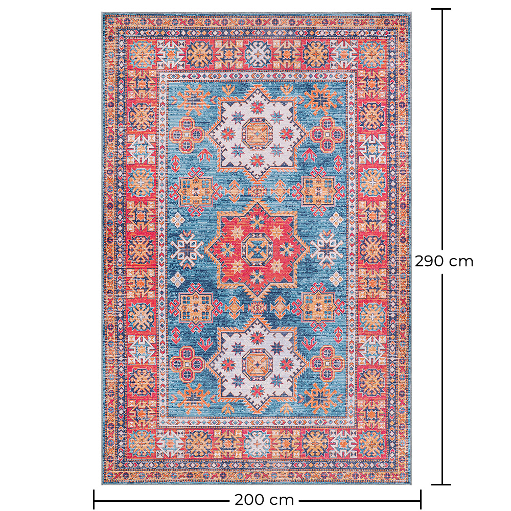 Vintage Oriental Carpet - (290x200 cm) - Fauna image 10