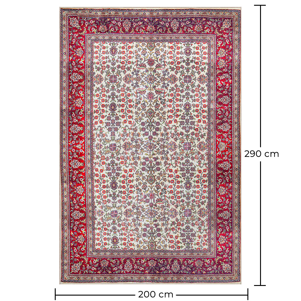 Vintage Oriental Carpet - (290x200 cm) - Rosetta image 10