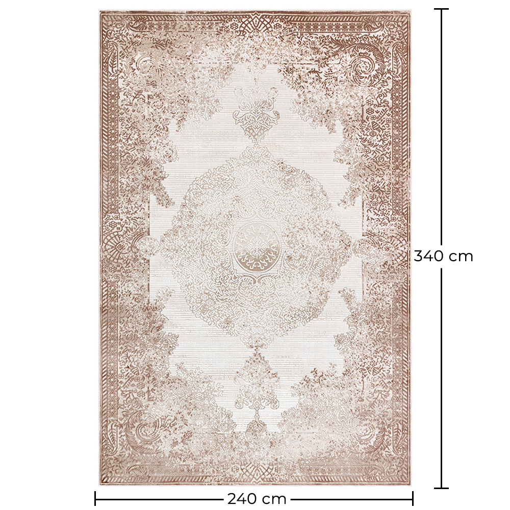 Vintage Oriental Carpet - (240x340 cm) - Auburn image 10