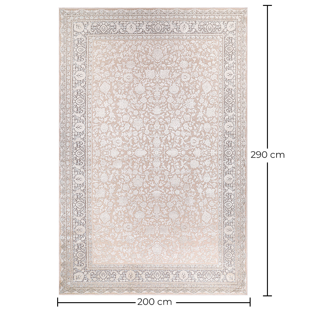 Vintage Oriental Carpet - (290x200 cm) - Indira image 10