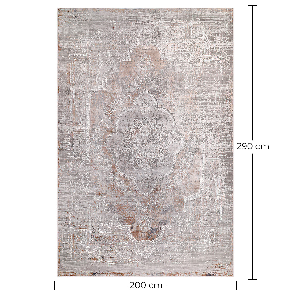 Vintage Oriental Carpet - (290x200 cm) - Tourmaline image 10