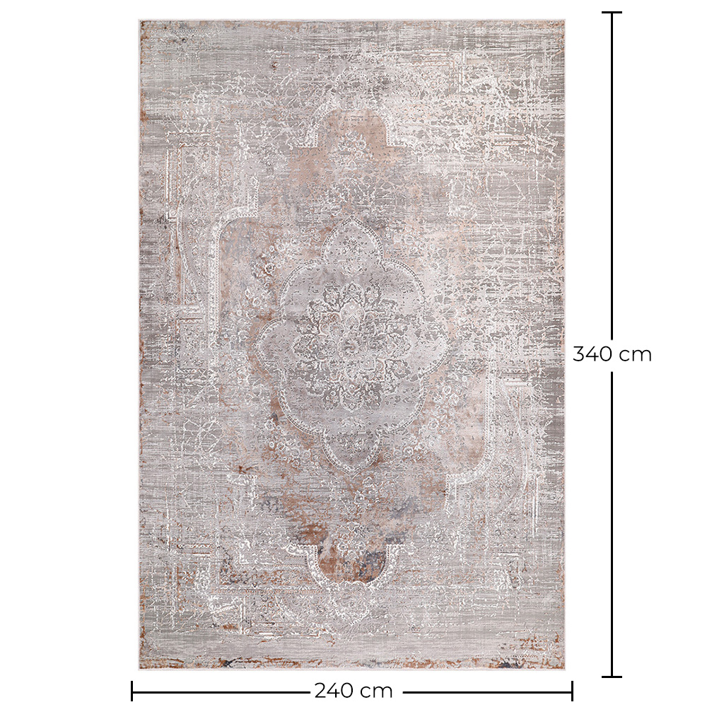 Vintage Oriental Carpet - (240x340 cm) - Tourmaline image 10