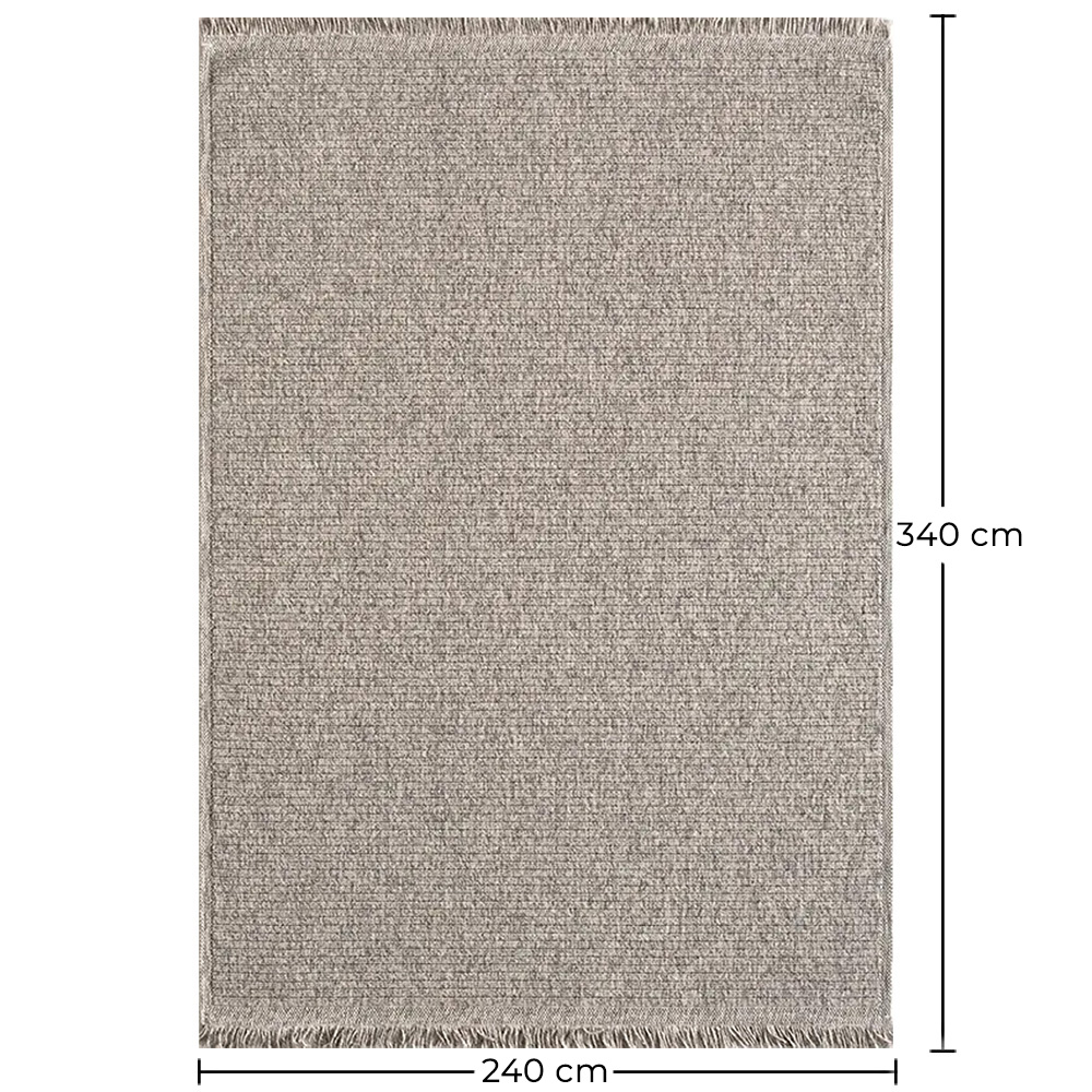 Large Contemporary and Modern Design Rug - Beige (240x340 cm) - Harbor image 10