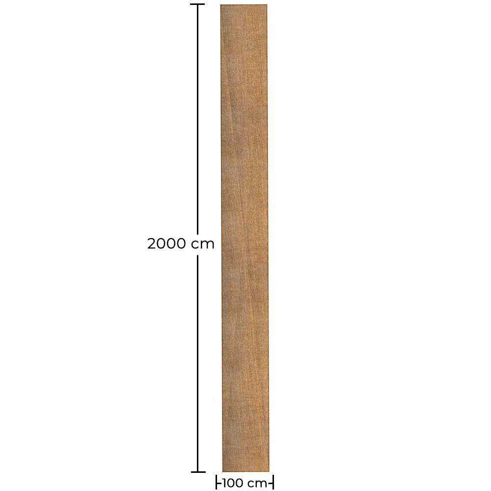 Auvent en fibre de coco 20x1M - Voile d'ombrage 100 % naturel